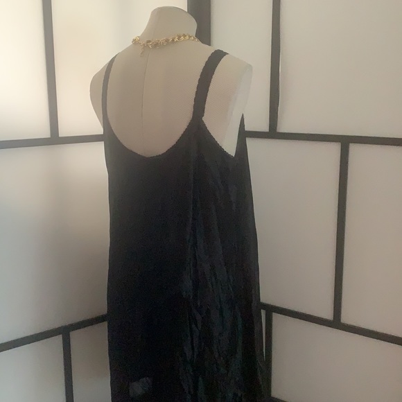 Vintage Women’s Black Slip Size 44 Plus Size I381 - Picture 4 of 9